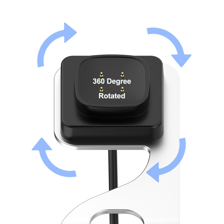 For Google Pixel Watch 3 41 / 45mm Rotatable Smart Watch Fast Charger Metal Dock Charger Holder