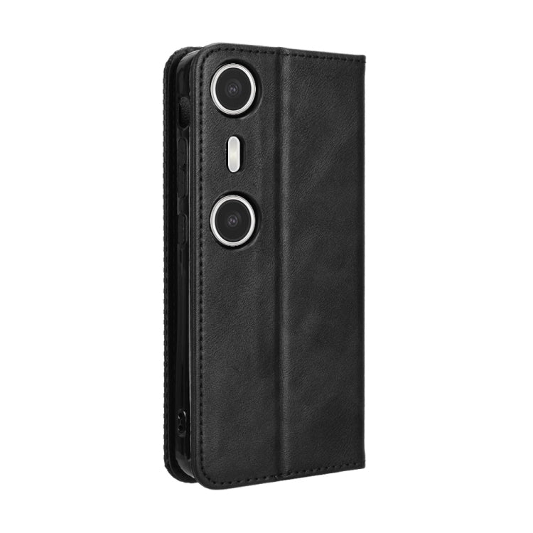 For XReal Beam Pro Magnetic Buckle Retro Texture Leather Phone Case