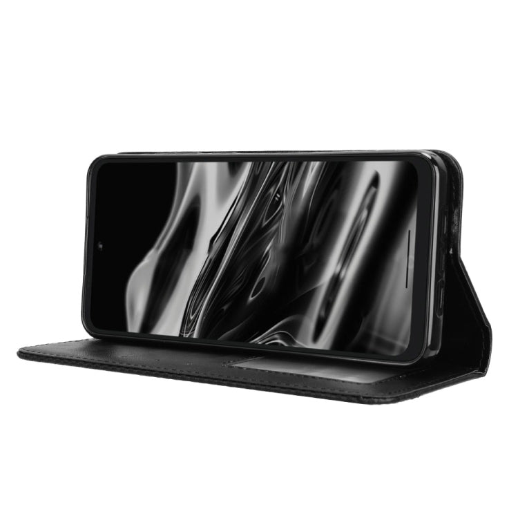 For XReal Beam Pro Magnetic Buckle Retro Texture Leather Phone Case