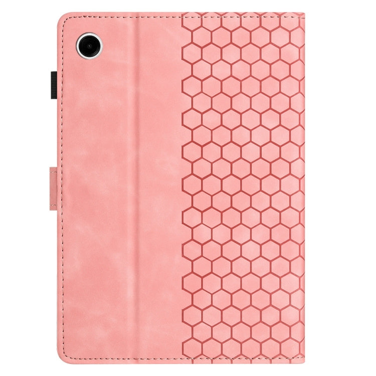 For Huawei MatePad T10 / T10S Honeycomb Embossed Leather Tablet Case