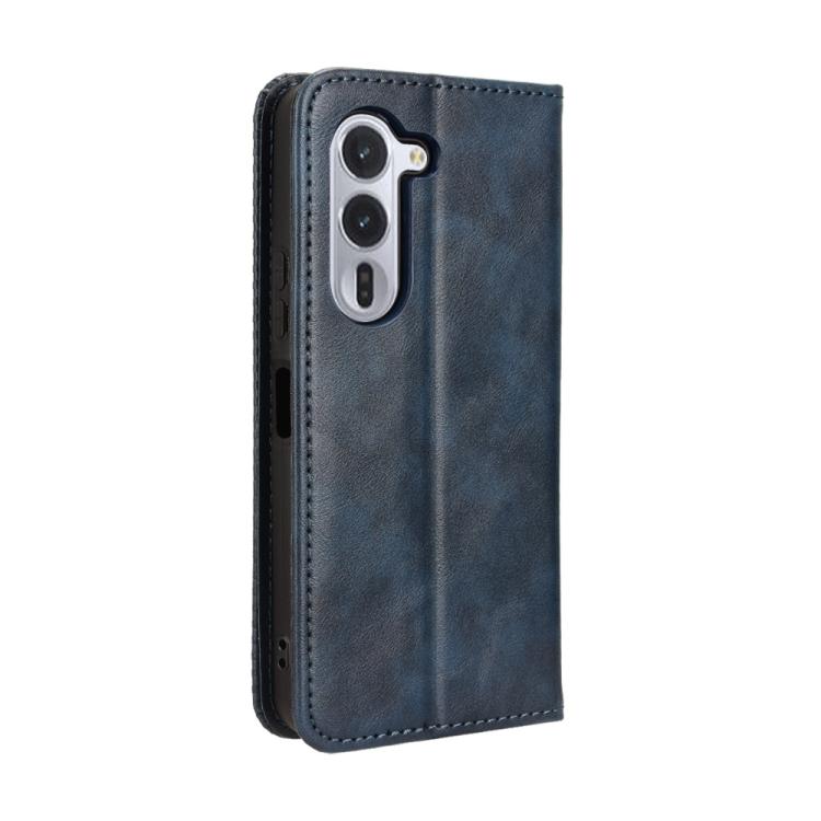 For Fujitsu Arrows Alpha F-51F Magnetic Buckle Retro Texture Leather Phone Case