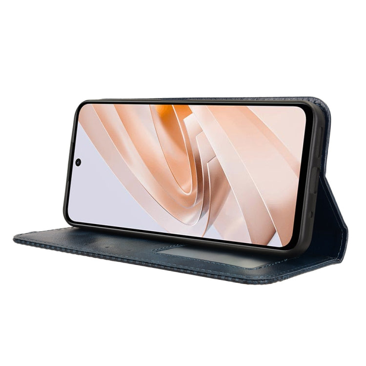For Redmi 13 4G / Note 13R 5G Magnetic Buckle Retro Texture Leather Phone Case