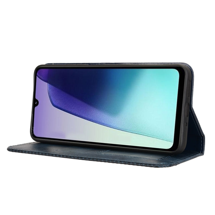 For Redmi 14C 4G Magnetic Buckle Retro Texture Leather Phone Case