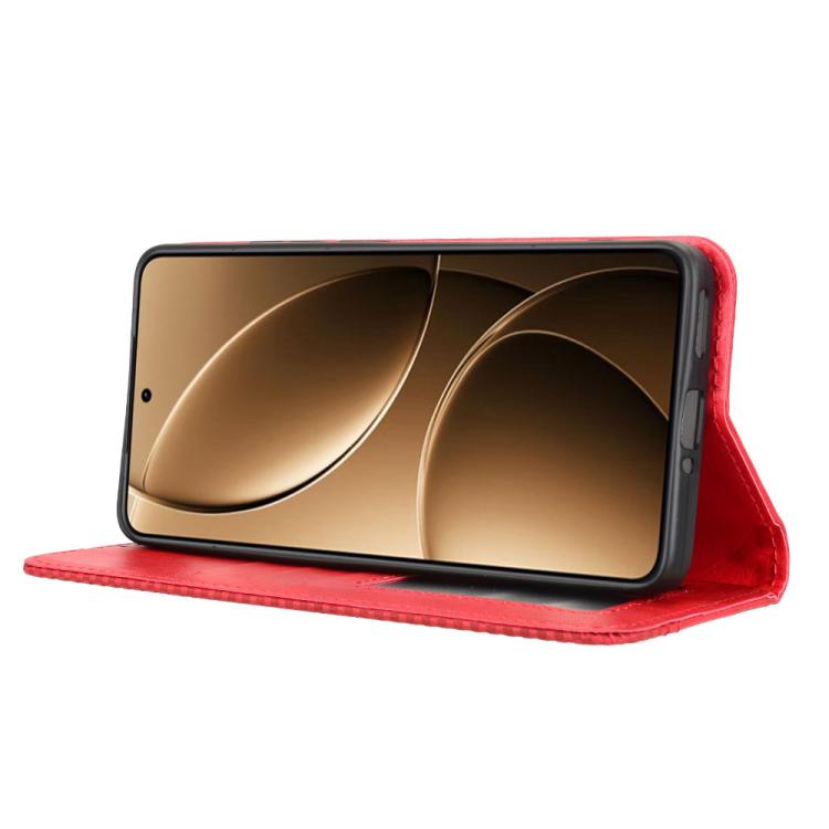 For Redmi K80 / K80 Pro Magnetic Buckle Retro Texture Leather Phone Case