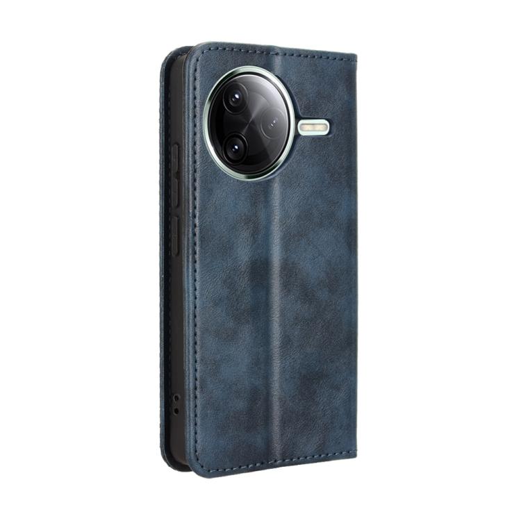 For Redmi K80 / K80 Pro Magnetic Buckle Retro Texture Leather Phone Case