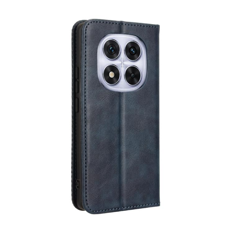 For Redmi Note 14 Pro+ 5G Magnetic Buckle Retro Texture Leather Phone Case