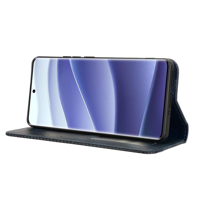 For Redmi Note 14 Pro+ 5G Magnetic Buckle Retro Texture Leather Phone Case
