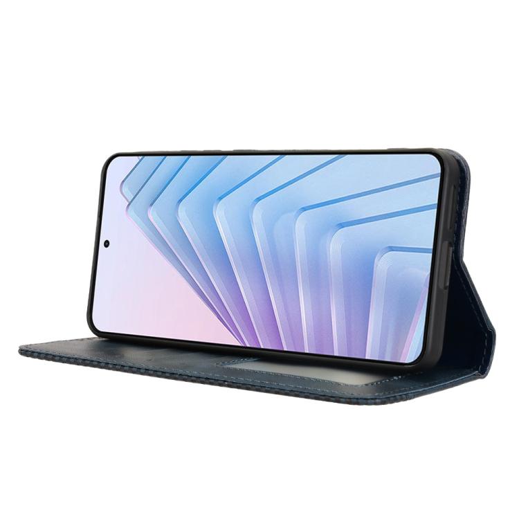 For Redmi Note 14 4G 164.84mm EU Version Magnetic Buckle Retro Texture Leather Phone Case