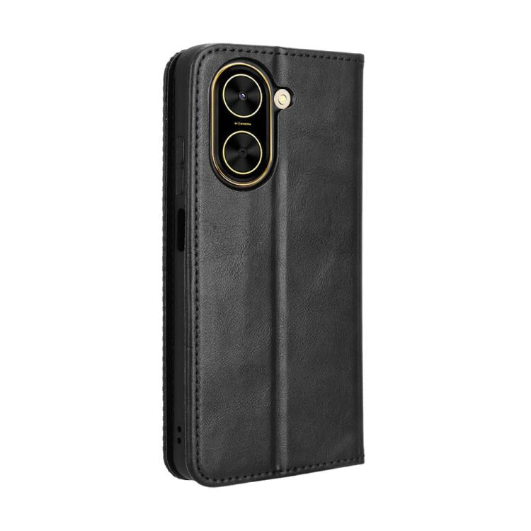 For Redmi A5 4G 173.3mm Magnetic Buckle Retro Texture Leather Phone Case