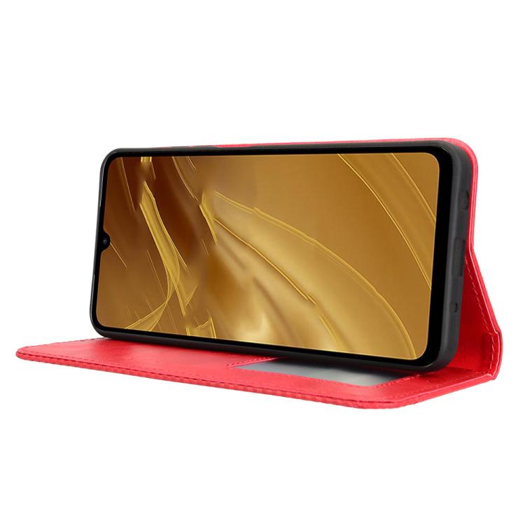 For Redmi A5 4G 173.3mm Magnetic Buckle Retro Texture Leather Phone Case