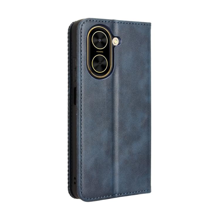 For Redmi A5 4G 173.3mm Magnetic Buckle Retro Texture Leather Phone Case