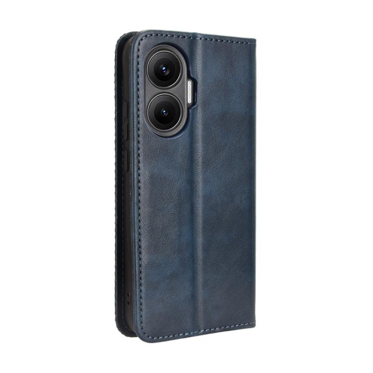 For Redmi Turbo 4 Pro 5G Magnetic Buckle Retro Texture Leather Phone Case
