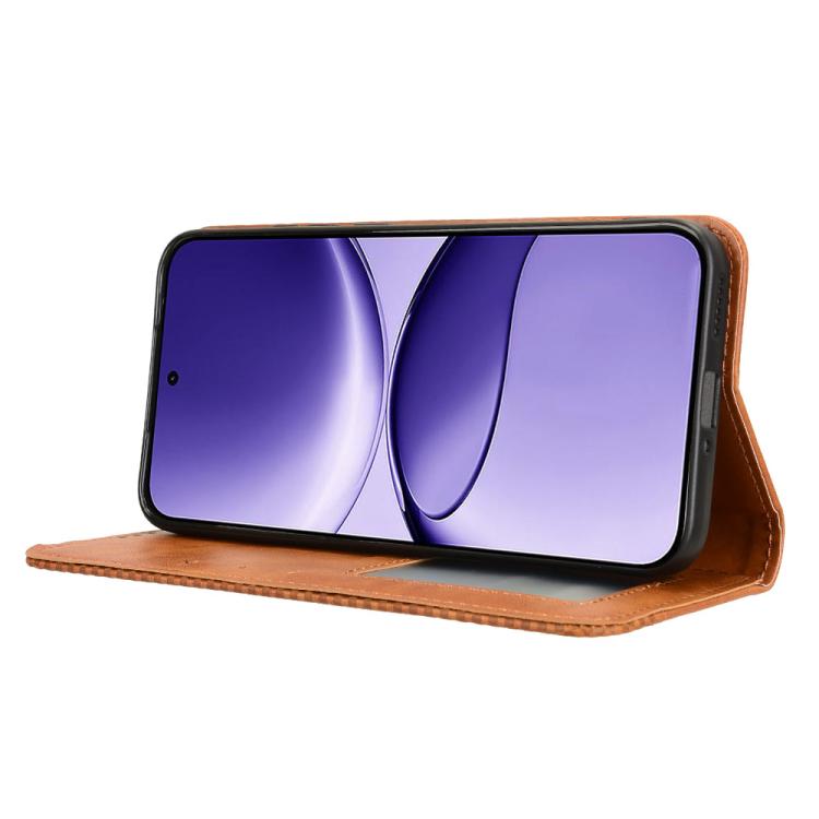 For Redmi Turbo 4 Pro 5G Magnetic Buckle Retro Texture Leather Phone Case