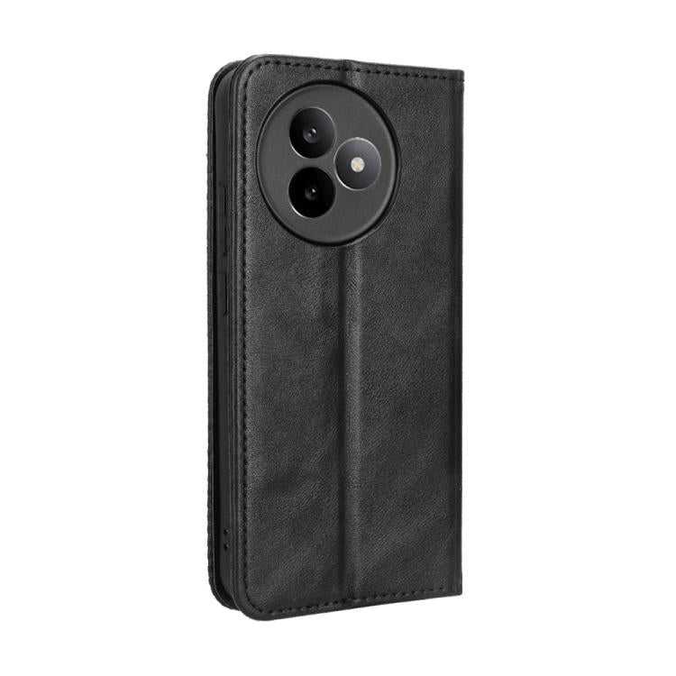 For Redmi K80 Ultra Magnetic Buckle Retro Texture Leather Phone Case