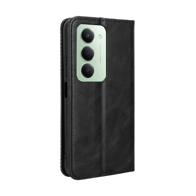 For Redmi 15 5G / 4G EU 171mm Magnetic Buckle Retro Texture Leather Phone Case