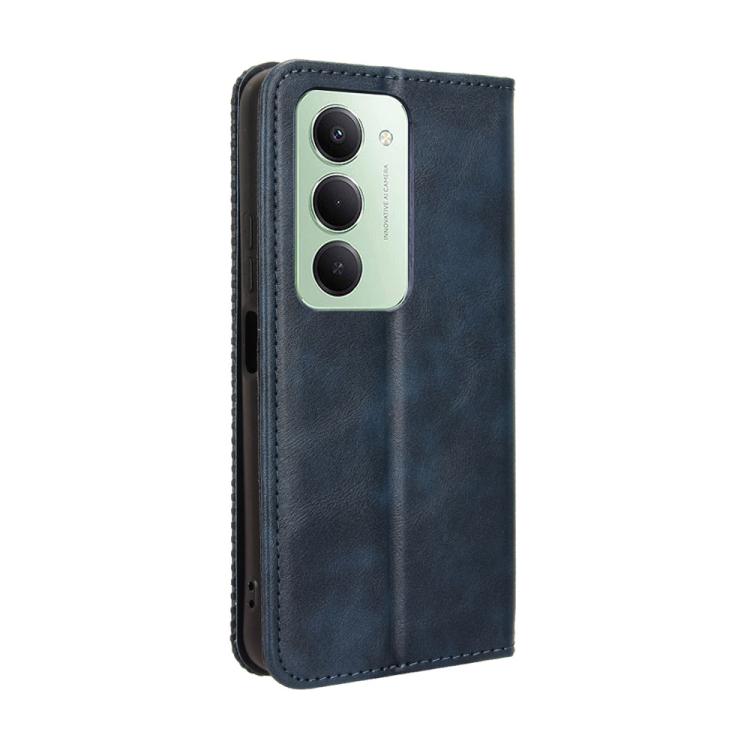 For Redmi 15 5G / 4G EU 171mm Magnetic Buckle Retro Texture Leather Phone Case