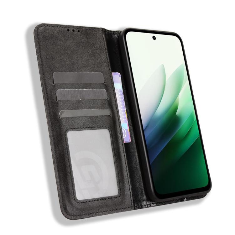 For Redmi 15 5G Global / 15 4G SEA 169.5mm Magnetic Buckle Retro Texture Leather Phone Case