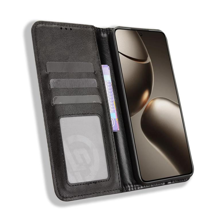 For Xiaomi 15T 5G Magnetic Buckle Retro Texture Leather Phone Case