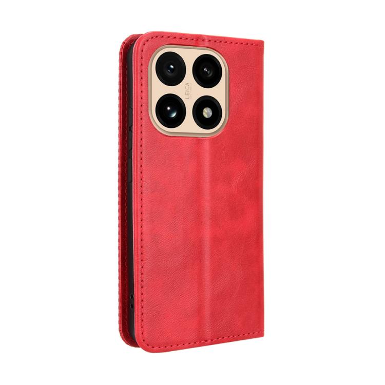 For Xiaomi 15T 5G Magnetic Buckle Retro Texture Leather Phone Case