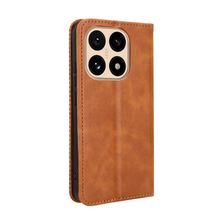 For Xiaomi 15T 5G Magnetic Buckle Retro Texture Leather Phone Case