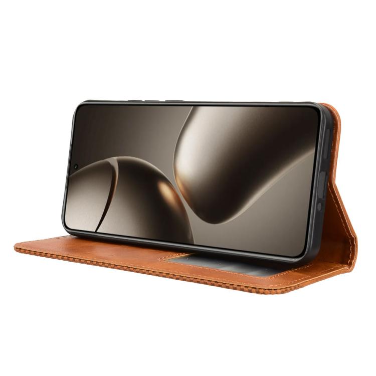 For Xiaomi 15T 5G Magnetic Buckle Retro Texture Leather Phone Case