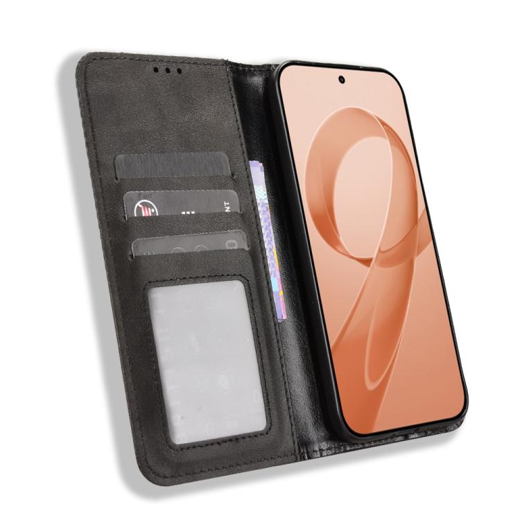 For Redmi K90 Pro Max 5G / Poco F8 Ultra Magnetic Buckle Retro Texture Leather Phone Case