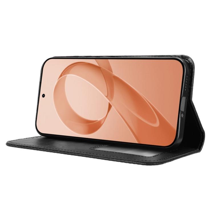 For Redmi K90 Pro Max 5G / Poco F8 Ultra Magnetic Buckle Retro Texture Leather Phone Case