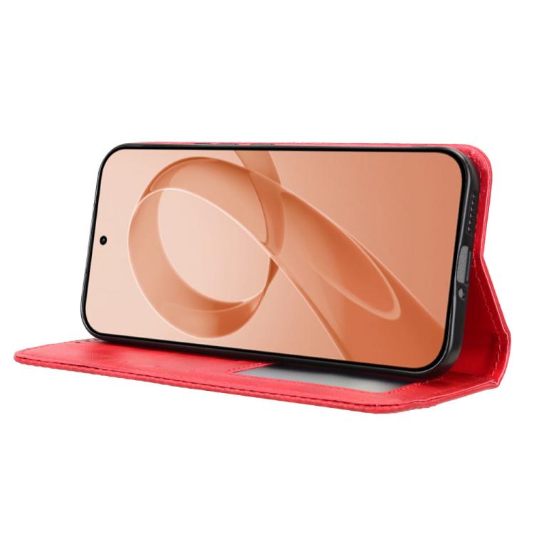 For Redmi K90 Pro Max 5G / Poco F8 Ultra Magnetic Buckle Retro Texture Leather Phone Case