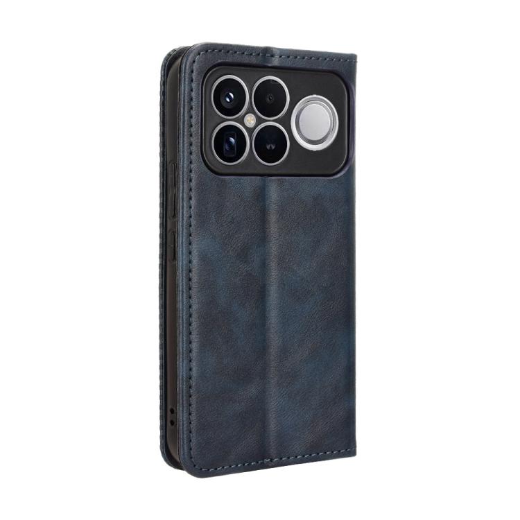 For Redmi K90 Pro Max 5G / Poco F8 Ultra Magnetic Buckle Retro Texture Leather Phone Case