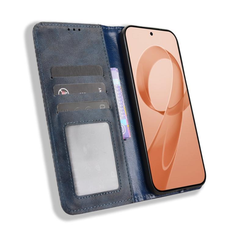 For Redmi K90 Pro Max 5G / Poco F8 Ultra Magnetic Buckle Retro Texture Leather Phone Case