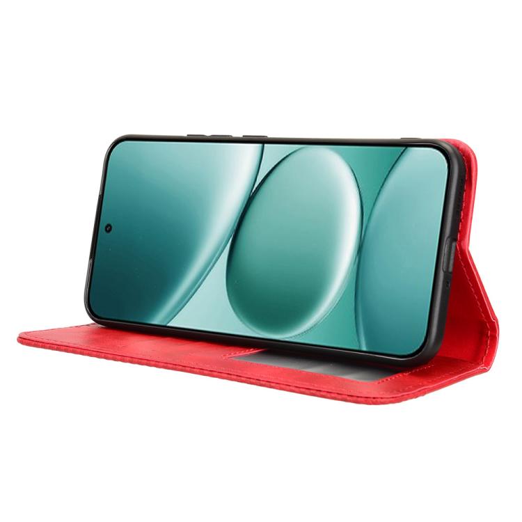 For Redmi Note 15 Pro 4G Global 163.2mm Magnetic Buckle Retro Texture Leather Phone Case