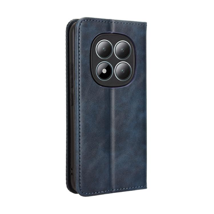 For Redmi Note 15 Pro 4G Global 163.2mm Magnetic Buckle Retro Texture Leather Phone Case