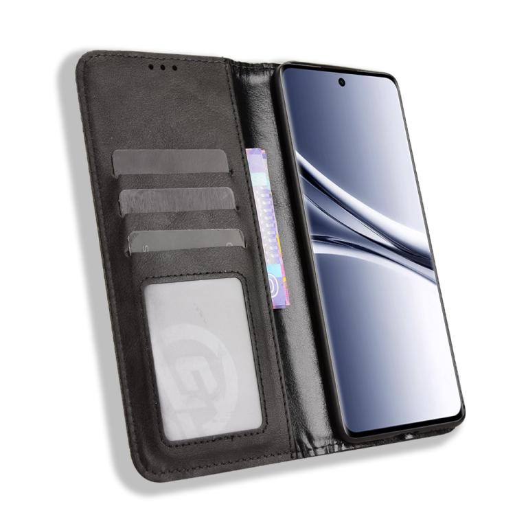 For Redmi Note 15 5G / 4G 164mm / Poco M8 5G Magnetic Buckle Retro Texture Leather Phone Case