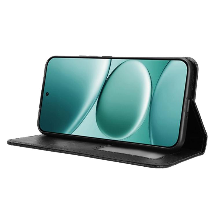 For Redmi Note 15 Pro+ 5G 163.3mm/Poco M8 Pro 5G Magnetic Buckle Retro Texture Leather Phone Case