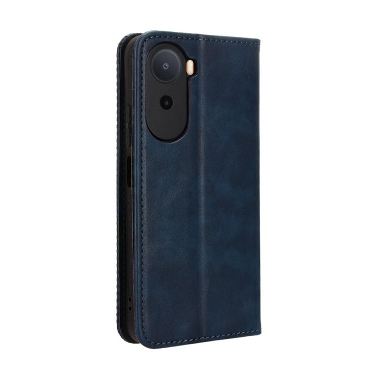 For Redmi A7 Pro 171mm / Poco C85x 5G Magnetic Buckle Retro Texture Leather Phone Case