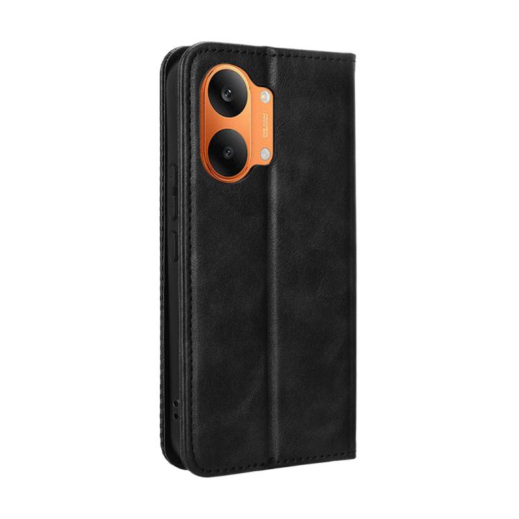 For Redmi Turbo 5 Max 5G / Poco X8 Pro Max Magnetic Buckle Retro Texture Leather Phone Case