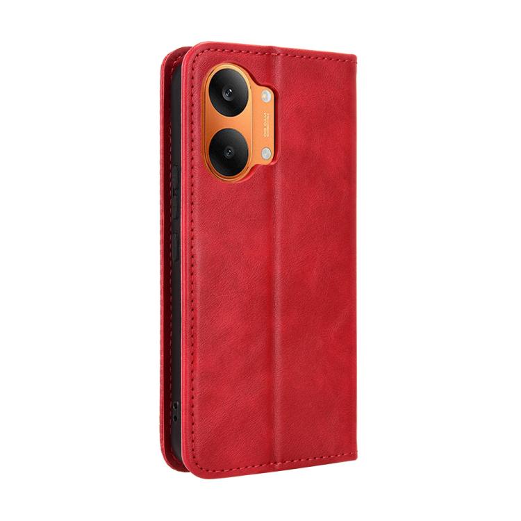 For Redmi Turbo 5 Max 5G / Poco X8 Pro Max Magnetic Buckle Retro Texture Leather Phone Case