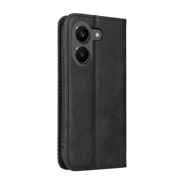 For Redmi Turbo 5 5G / Poco X8 Pro Magnetic Buckle Retro Texture Leather Phone Case