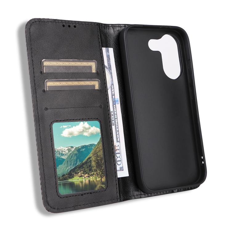 For Redmi Turbo 5 5G / Poco X8 Pro Magnetic Buckle Retro Texture Leather Phone Case