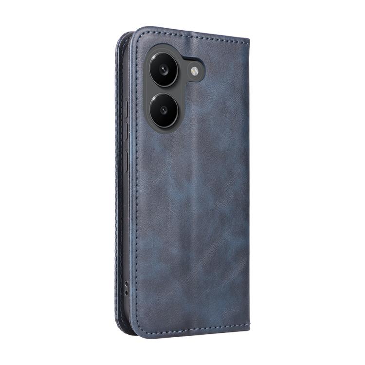 For Redmi Turbo 5 5G / Poco X8 Pro Magnetic Buckle Retro Texture Leather Phone Case