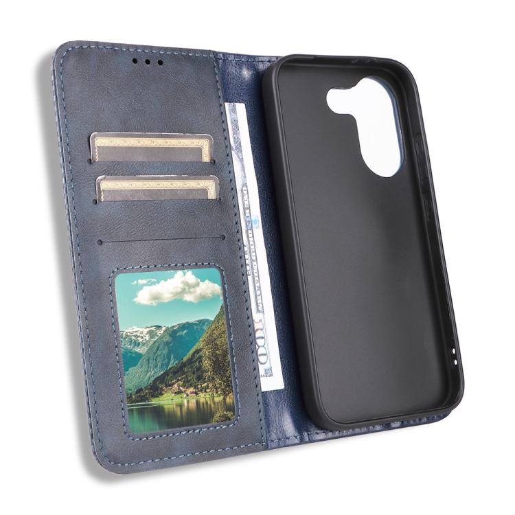 For Redmi Turbo 5 5G / Poco X8 Pro Magnetic Buckle Retro Texture Leather Phone Case