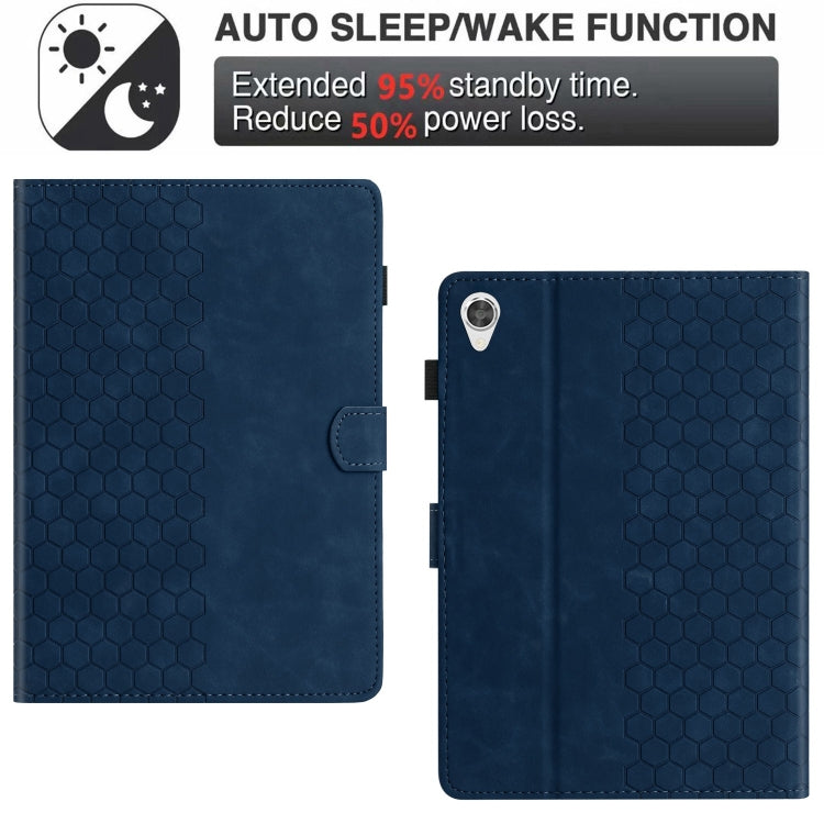 For Lenovo Tab M10 HD Gen 2nd X306X Honeycomb Embossed Leather Smart Tablet Case