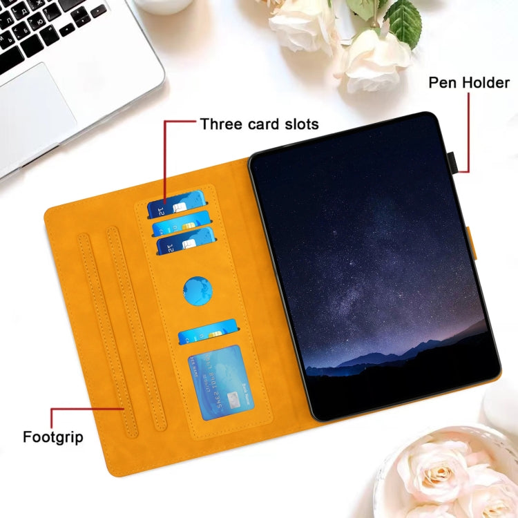 For Lenovo Tab M11 / Xiaoxin Pad 2024 Honeycomb Embossed Leather Smart Tablet Case