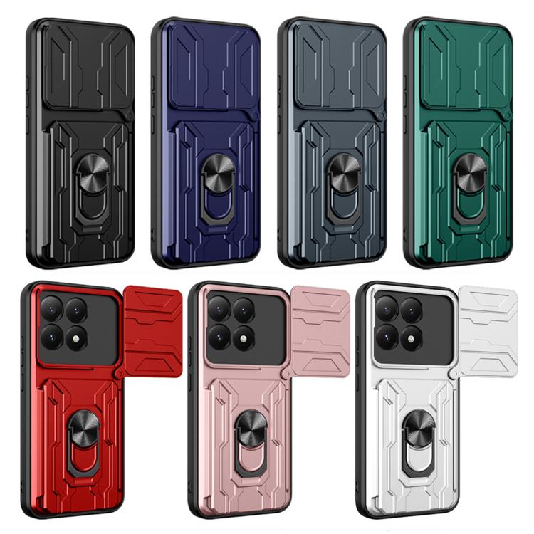For Xiaomi 15T 5G Sliding Camshield TPU+PC Phone Case with Card Slot