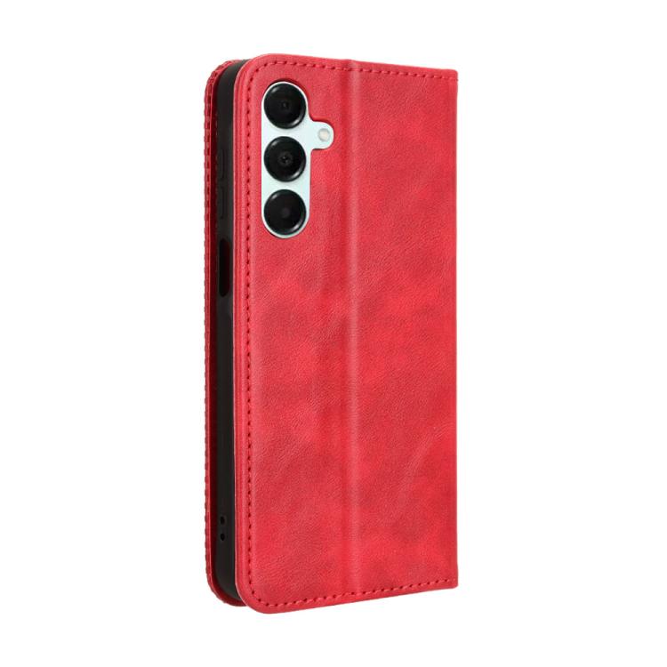 For Samsung Galaxy A16 5G Magnetic Buckle Retro Texture Leather Phone Case