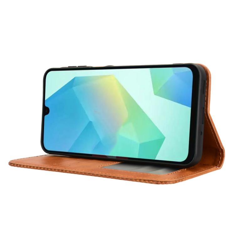 For Samsung Galaxy A16 5G Magnetic Buckle Retro Texture Leather Phone Case