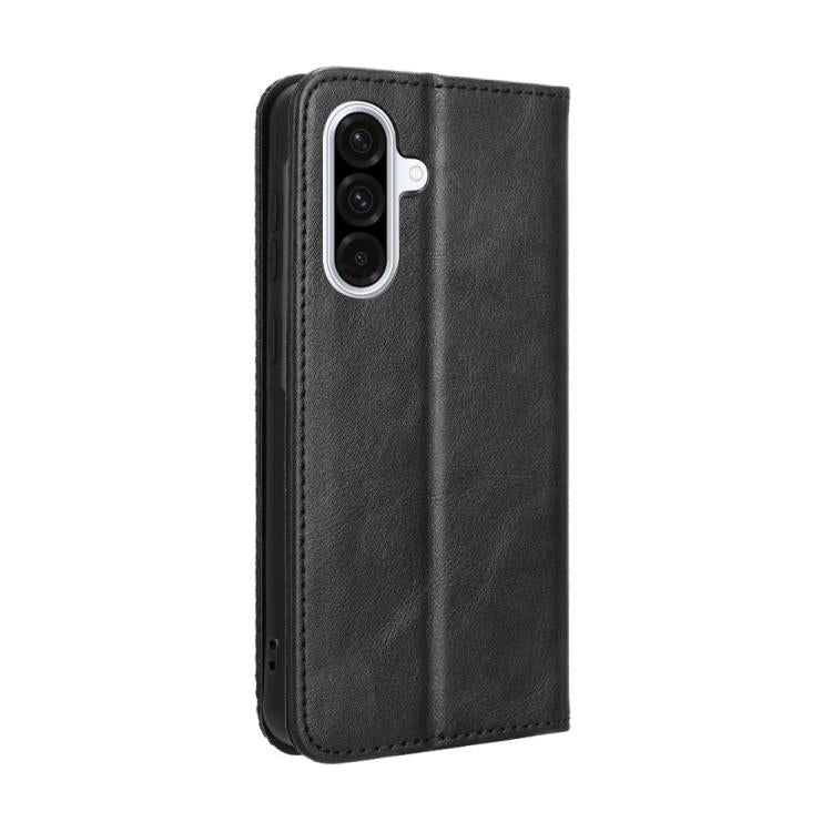 For Samsung Galaxy A36 5G Magnetic Buckle Retro Texture Leather Phone Case