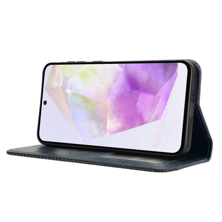 For Samsung Galaxy A36 5G Magnetic Buckle Retro Texture Leather Phone Case