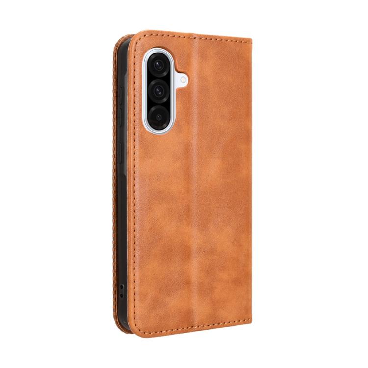 For Samsung Galaxy A36 5G Magnetic Buckle Retro Texture Leather Phone Case