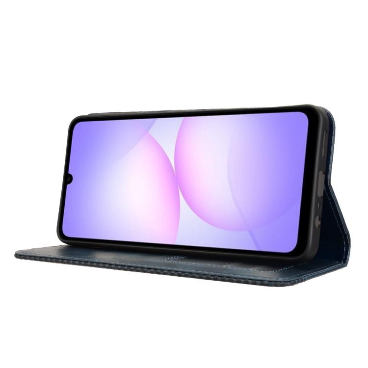 For Samsung Galaxy A07 4G Magnetic Buckle Retro Texture Leather Phone Case